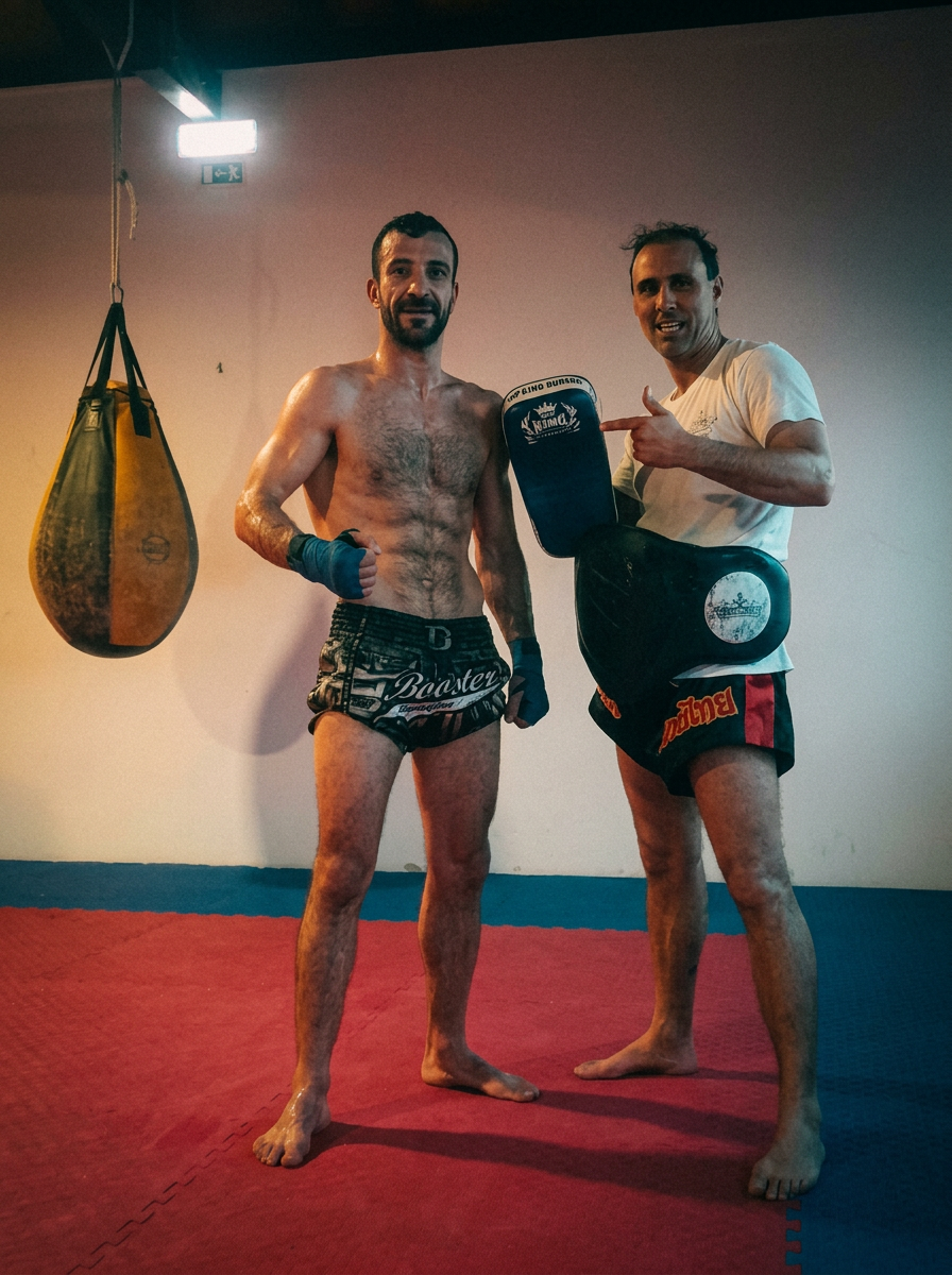 Fred Motta training session