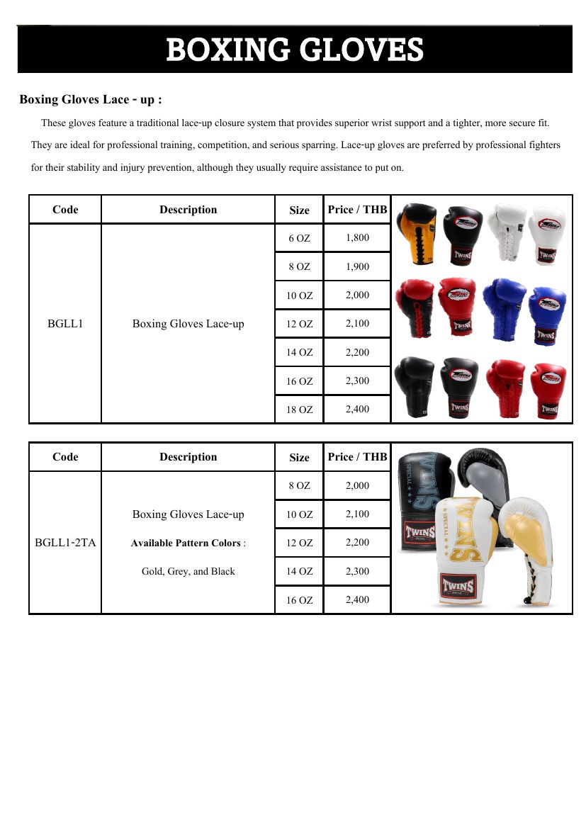 Twins & Fairtex catalogue preview, page 2 of 4