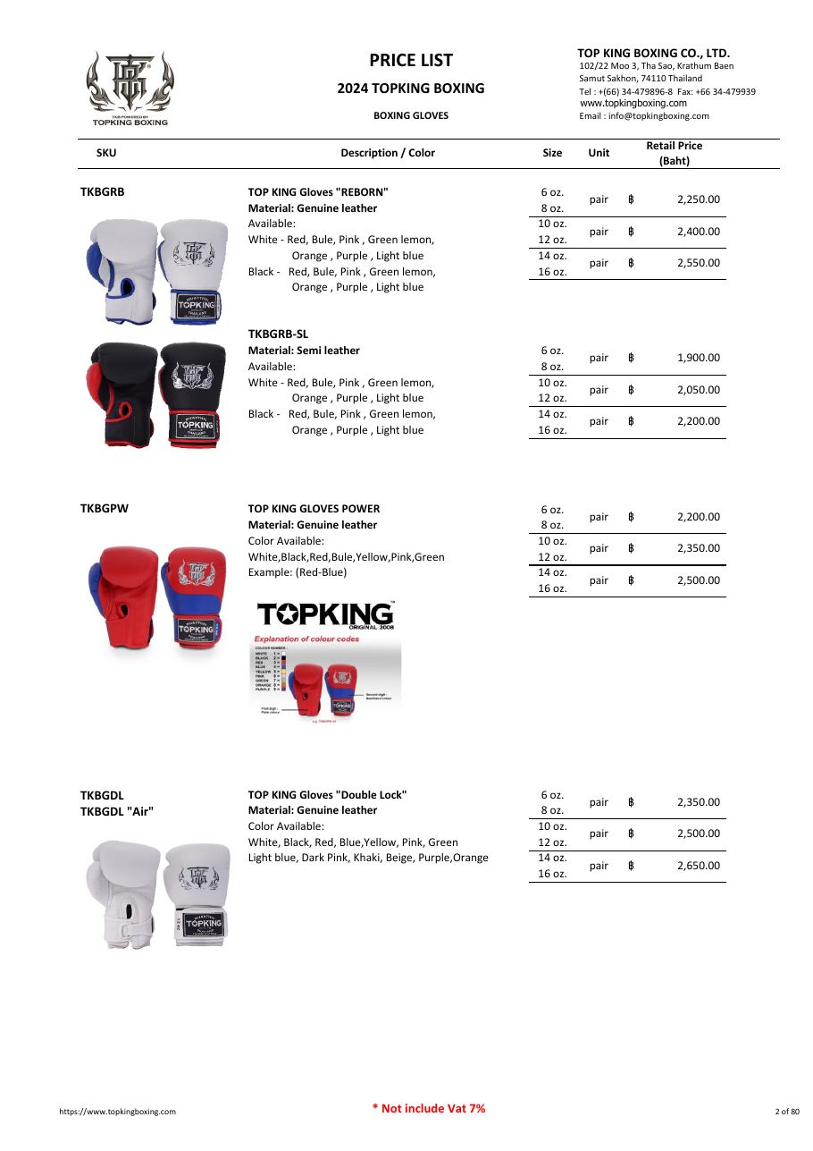 Top King catalogue page 2